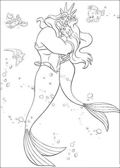 100 Coloriages Sirènes à Imprimer Gratuitement 87