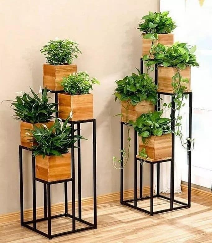 20 super idées de supports pour les plantes 10