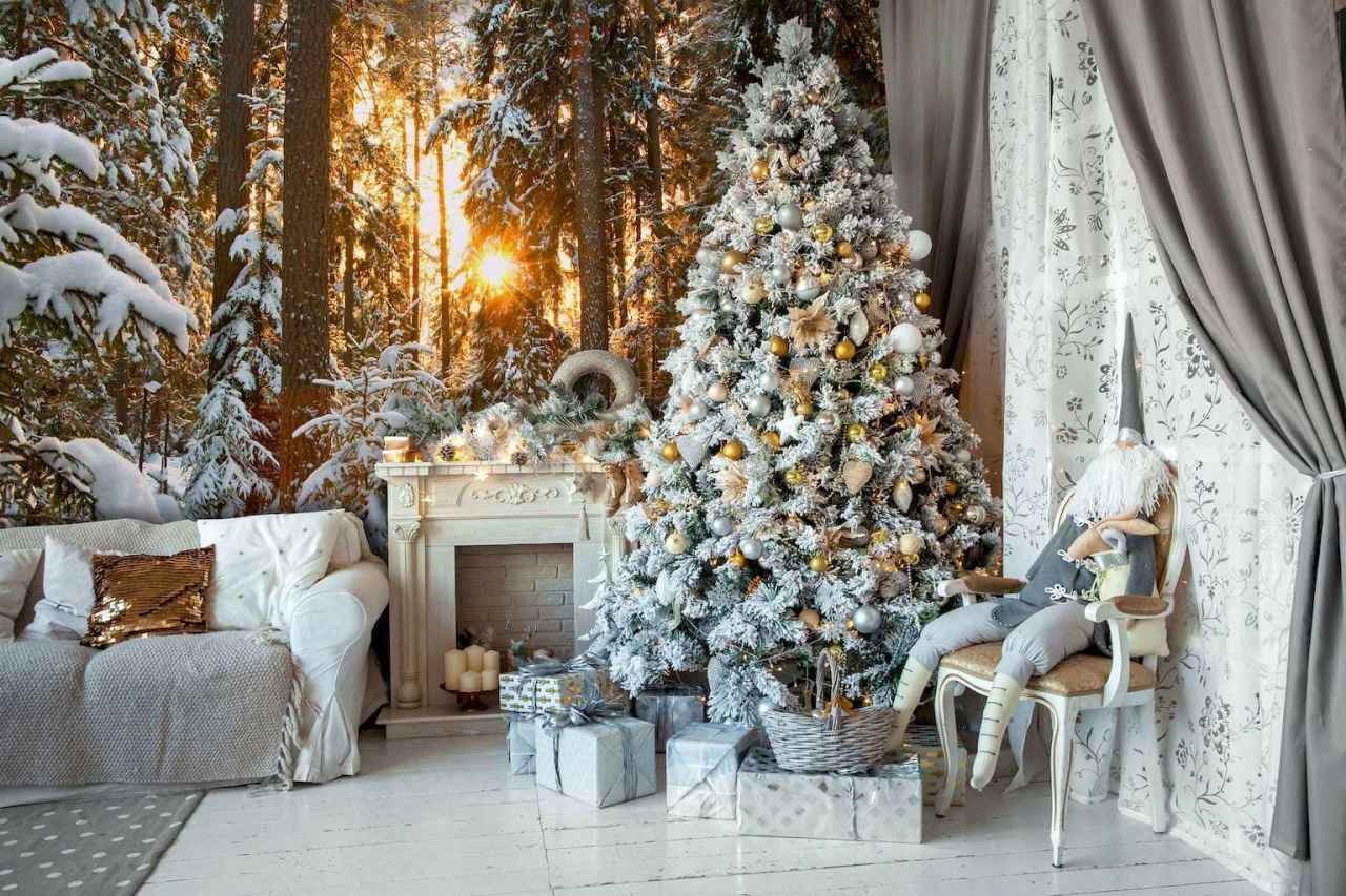 80 Belles idées pour décorer votre salon ce Noel 53