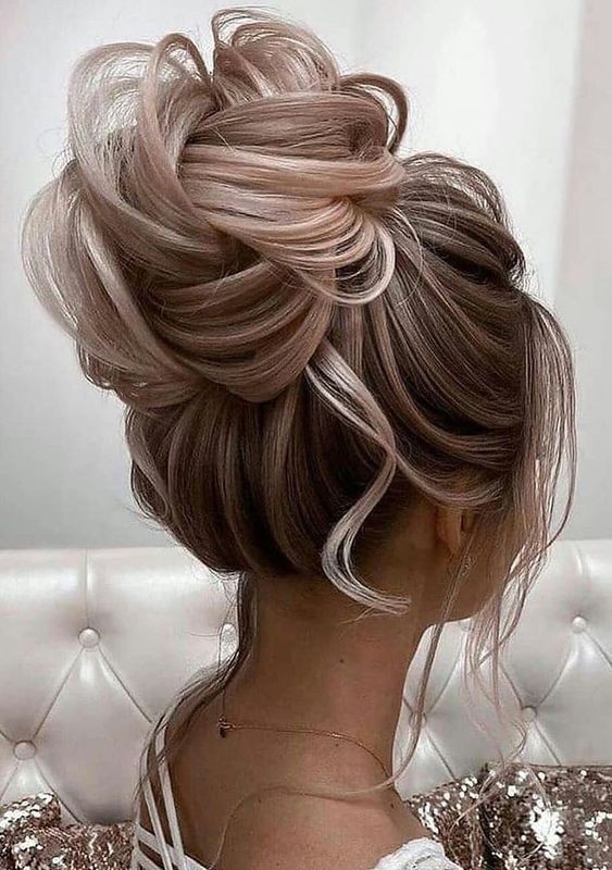 61 top idées de coiffures de chignon de mariage 18