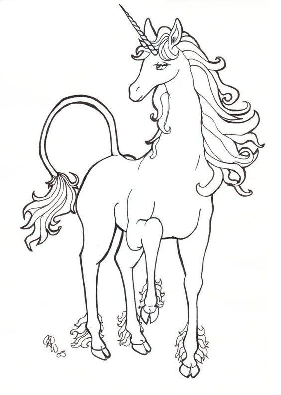 100 Dessins de Coloriage Licorne à Imprimer 1