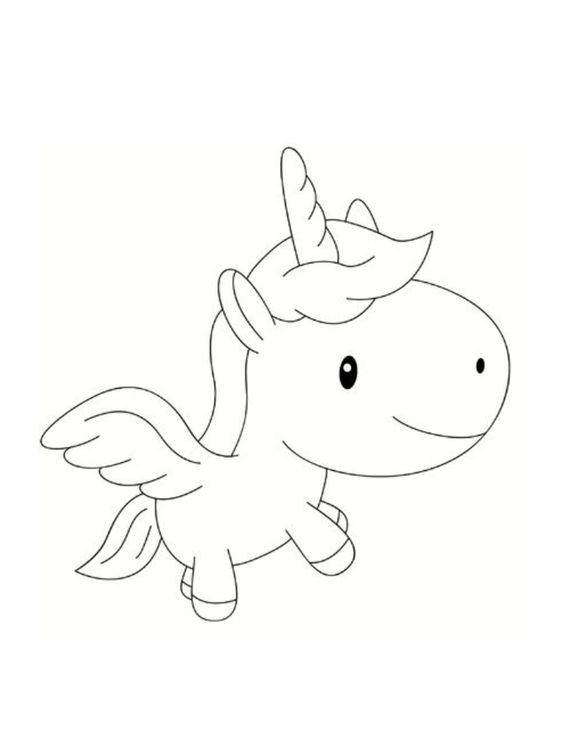 100 Dessins de Coloriage Licorne à Imprimer 3