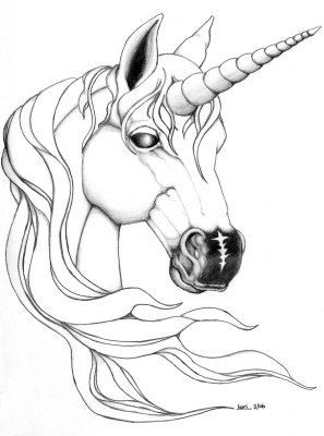 100 Dessins de Coloriage Licorne à Imprimer 6