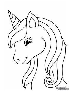 100 Dessins de Coloriage Licorne à Imprimer 12