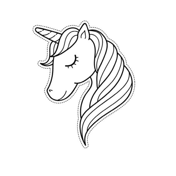 100 Dessins de Coloriage Licorne à Imprimer 13