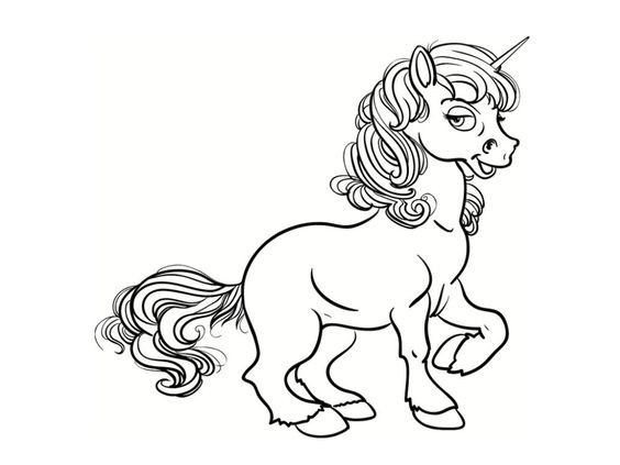 100 Dessins de Coloriage Licorne à Imprimer 22