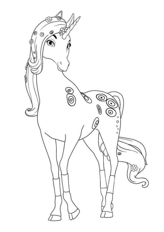 100 Dessins de Coloriage Licorne à Imprimer 26