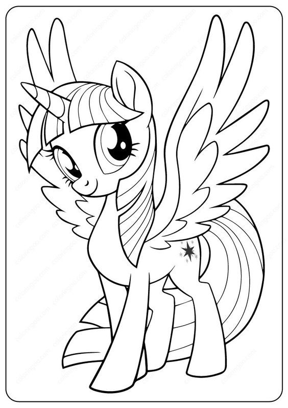 100 Dessins de Coloriage Licorne à Imprimer 31