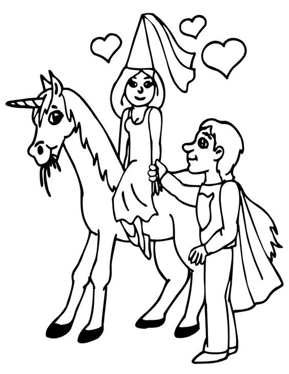 100 Dessins de Coloriage Licorne à Imprimer 32