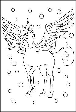 100 Dessins de Coloriage Licorne à Imprimer 33