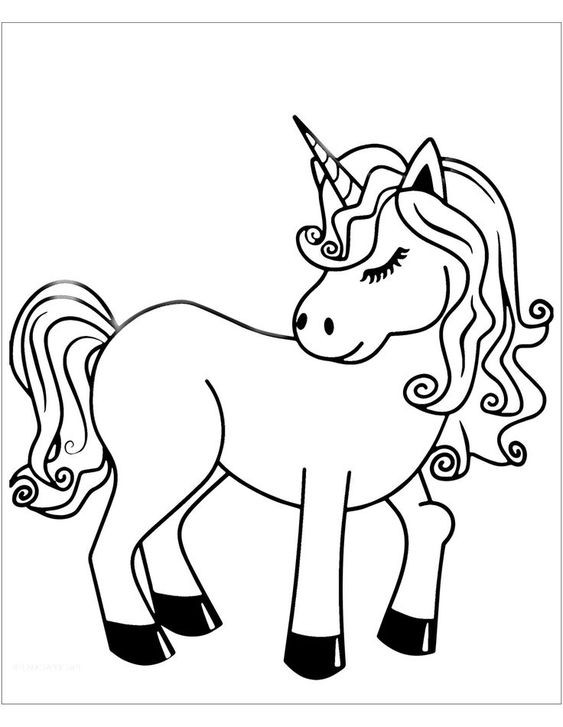 100 Dessins de Coloriage Licorne à Imprimer 38