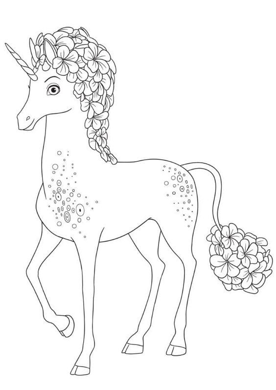 100 Dessins de Coloriage Licorne à Imprimer 41