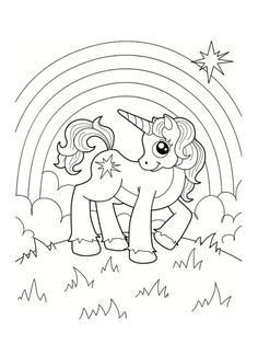 100 Dessins de Coloriage Licorne à Imprimer 42