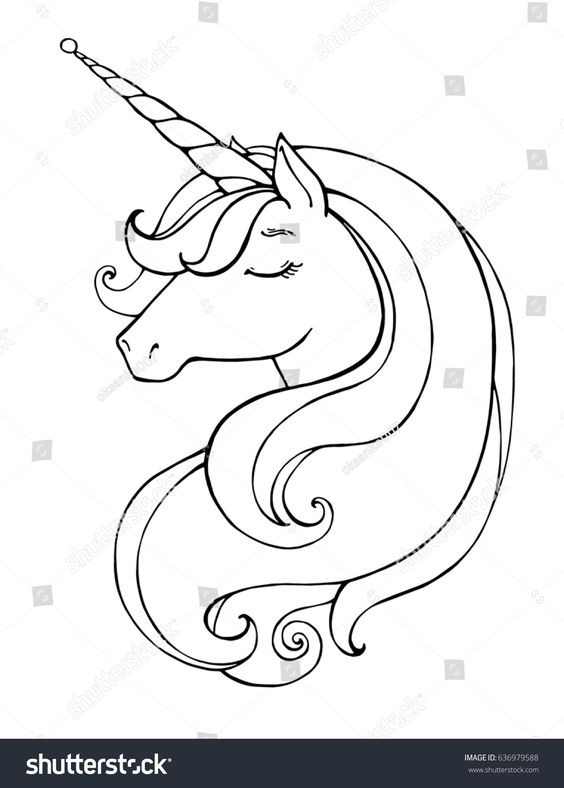 100 Dessins de Coloriage Licorne à Imprimer 45