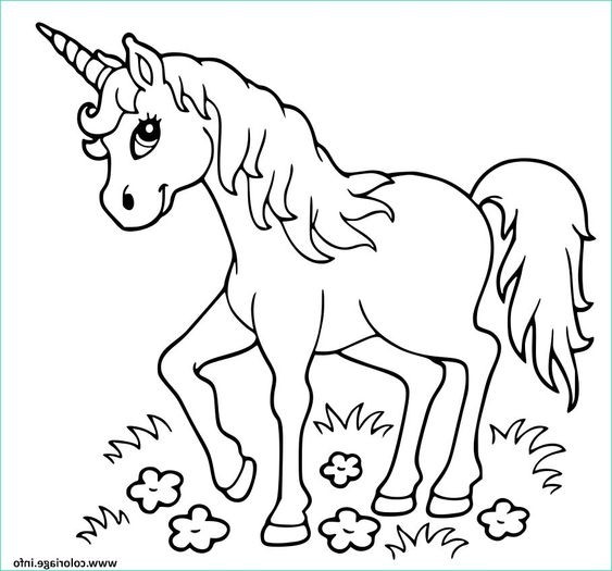 100 Dessins de Coloriage Licorne à Imprimer 48