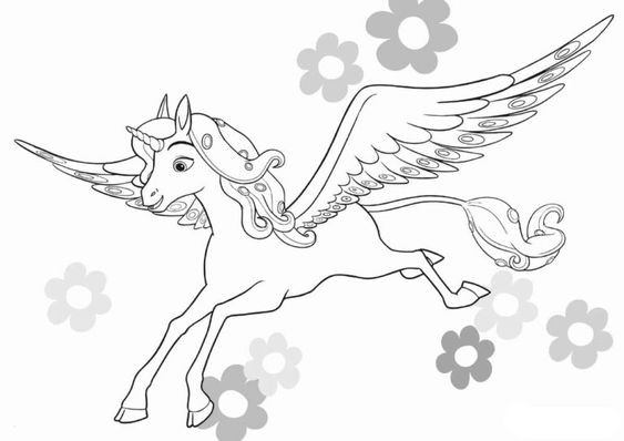 100 Dessins de Coloriage Licorne à Imprimer 57