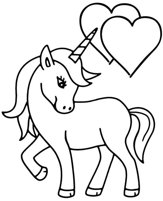 100 Dessins de Coloriage Licorne à Imprimer 68