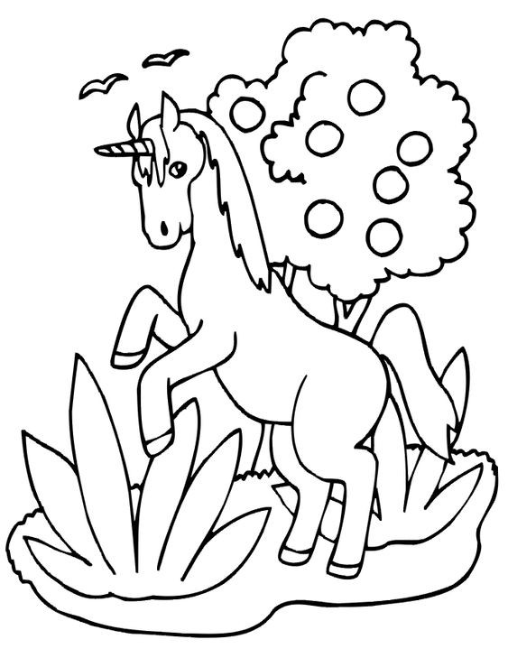 100 Dessins de Coloriage Licorne à Imprimer 69