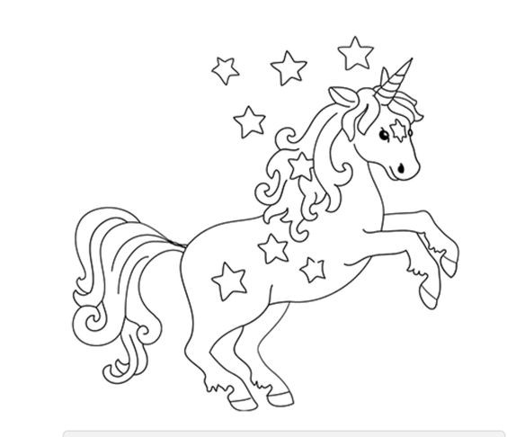 100 Dessins de Coloriage Licorne à Imprimer 77