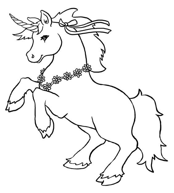 100 Dessins de Coloriage Licorne à Imprimer 79