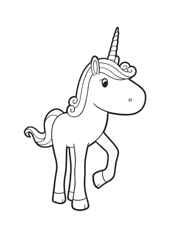 100 Dessins de Coloriage Licorne à Imprimer 81