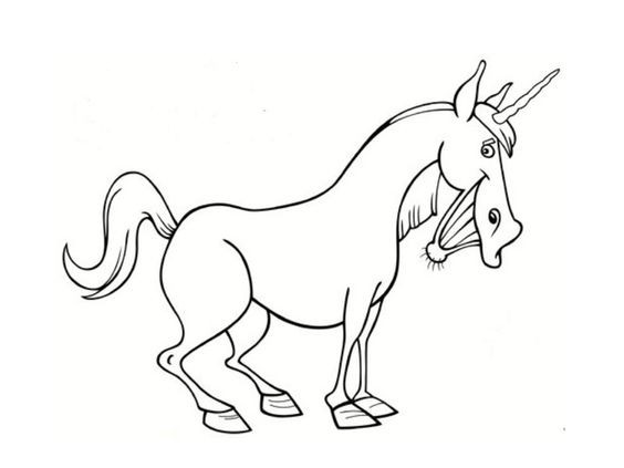 100 Dessins de Coloriage Licorne à Imprimer 85