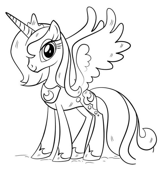 100 Dessins de Coloriage Licorne à Imprimer 86