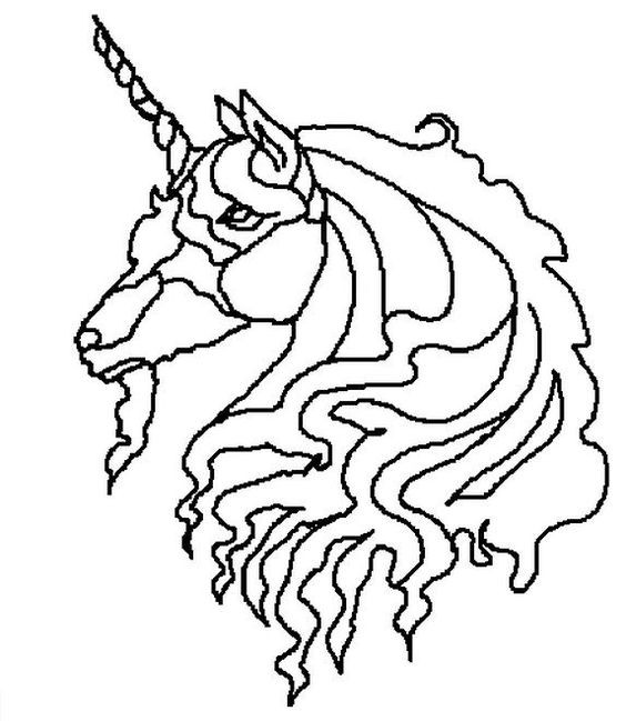 100 Dessins de Coloriage Licorne à Imprimer 88