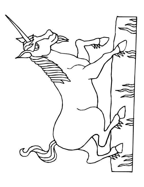 100 Dessins de Coloriage Licorne à Imprimer 90