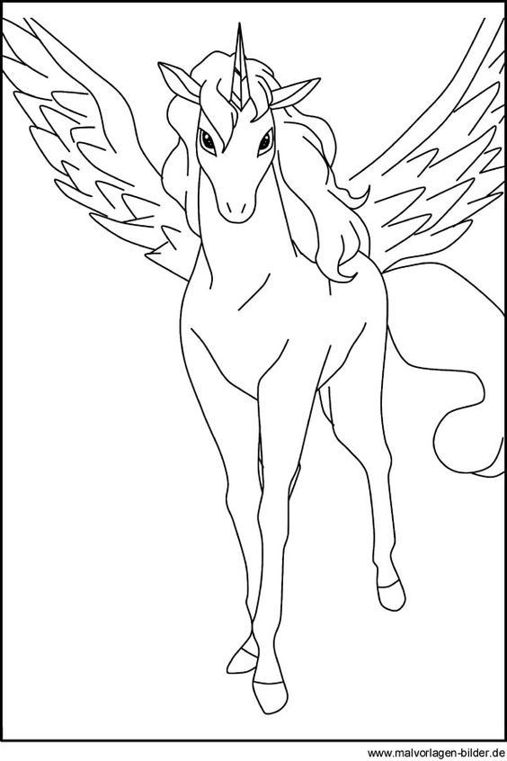 100 Dessins de Coloriage Licorne à Imprimer 93