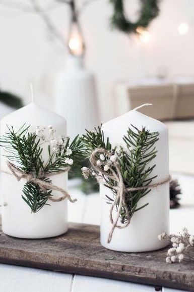 28 Décorations de tables de Noël naturelles à faire soi-même 4