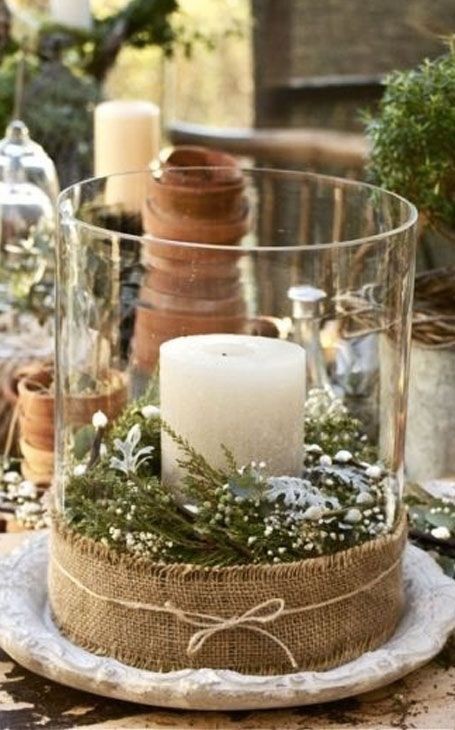 28 Décorations de tables de Noël naturelles à faire soi-même 8