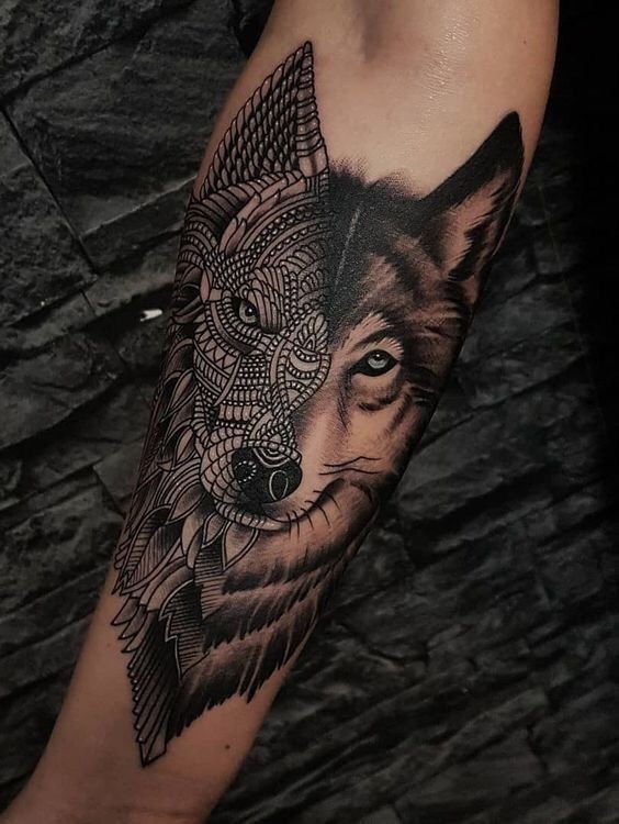 25 top idées de tatouages loup viking 2