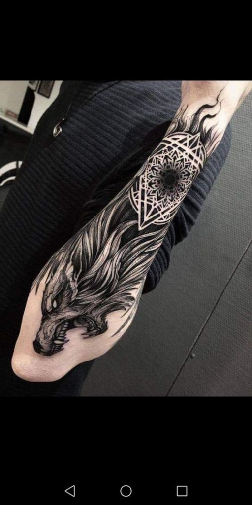 25 top idées de tatouages loup viking 9