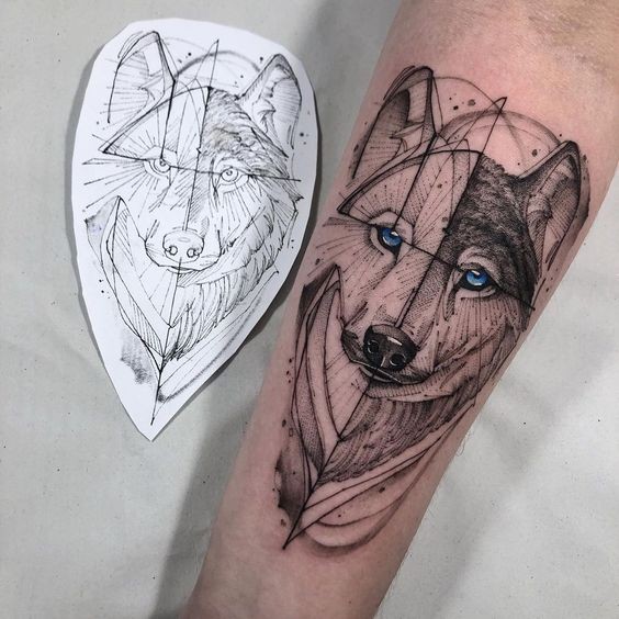 25 top idées de tatouages loup viking 24