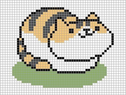 42 top idées de pixel art chat 17