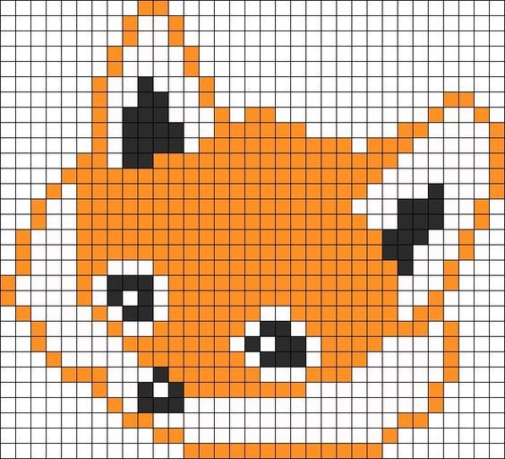 42 top idées de pixel art chat 31