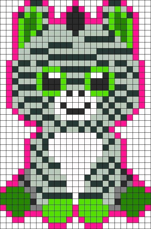 42 top idées de pixel art chat 41