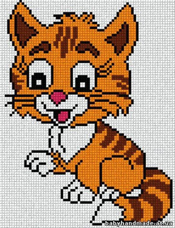 42 top idées de pixel art chat 42