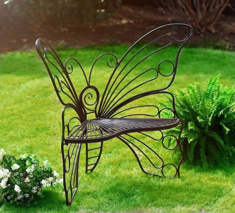 13 décos en fer forgé pour le jardin. Charmantes ! 3