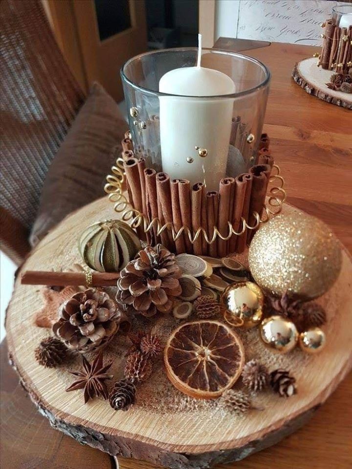 80 modèles de centres de table de Noel pour vous inspirer 1