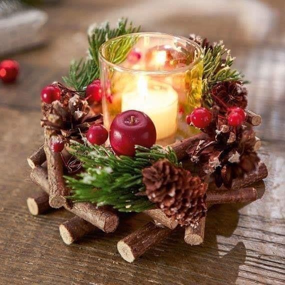 80 modèles de centres de table de Noel pour vous inspirer 33