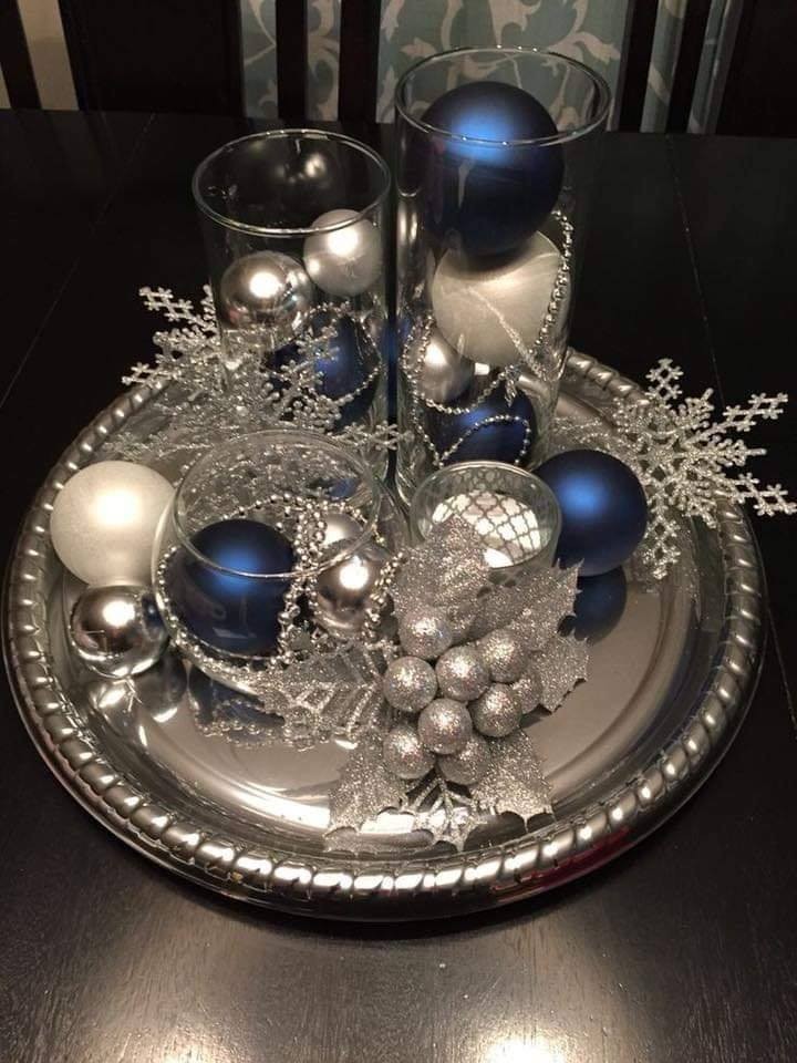 80 modèles de centres de table de Noel pour vous inspirer 78