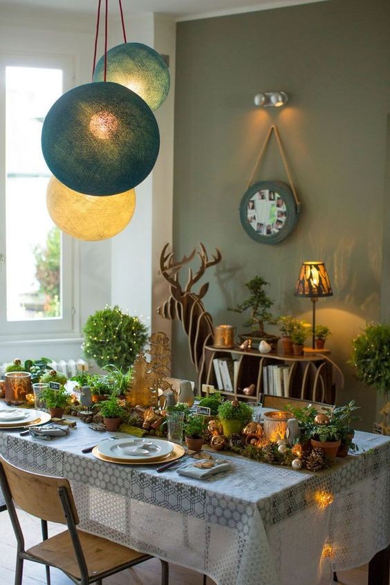 52 top idées de décorations de Noël intérieur 36