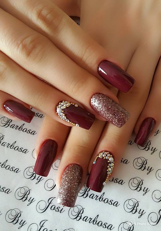 53 Nail art de Noël pour une manucure de fêtes réussie 43