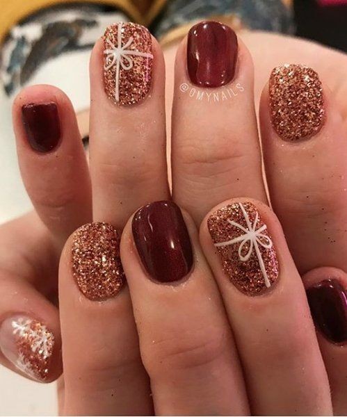 53 Nail art de Noël pour une manucure de fêtes réussie 57