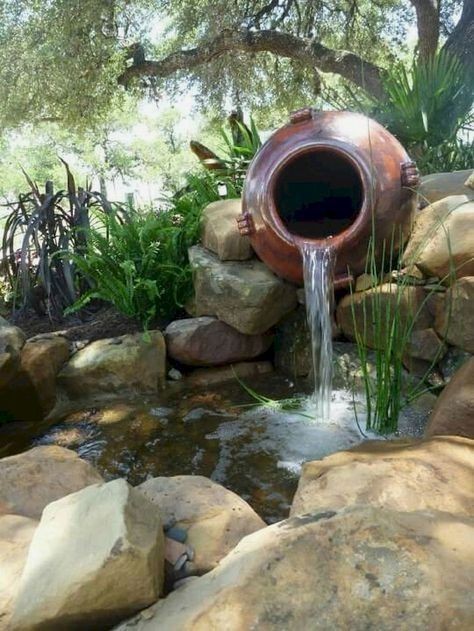 37 idées de petits étangs à faire dans son jardin 36