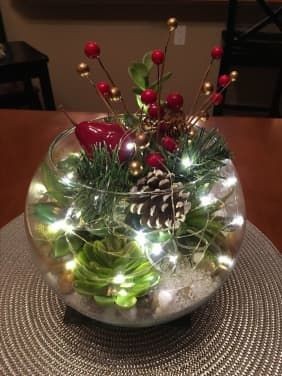 21 Déco de Noël à faire dans un bocal en verre 2