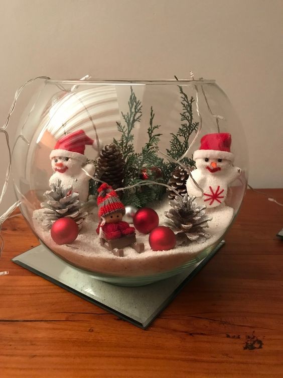 21 Déco de Noël à faire dans un bocal en verre 4