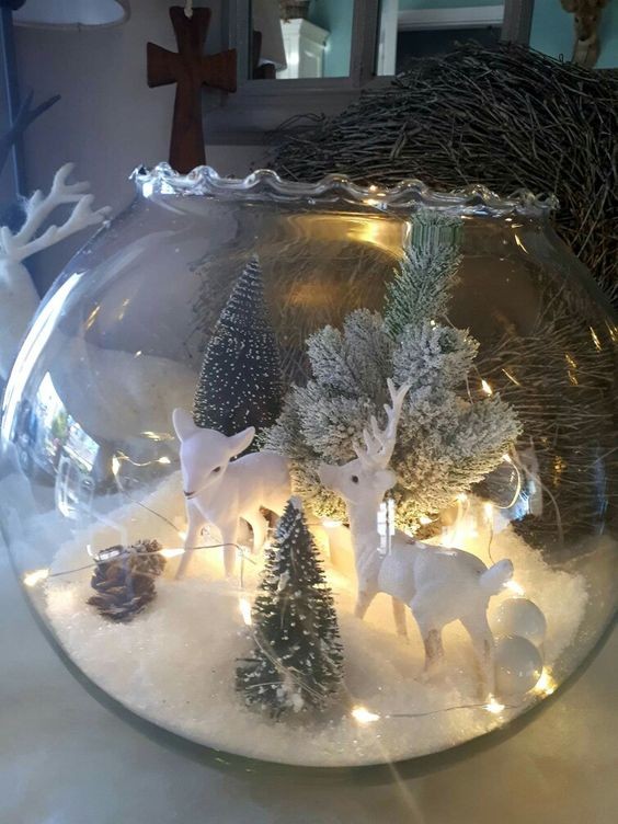 21 Déco de Noël à faire dans un bocal en verre 9